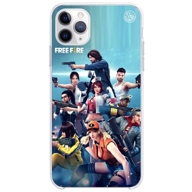 Capinha Capa Free Fire Iphone 5 5s SE 6 6s 7 7 Plus 8 Plus X XS XR XS Max  11 Pro Max 12 Pro Max 13 Pro Max Mini 14 Pro Max Plus