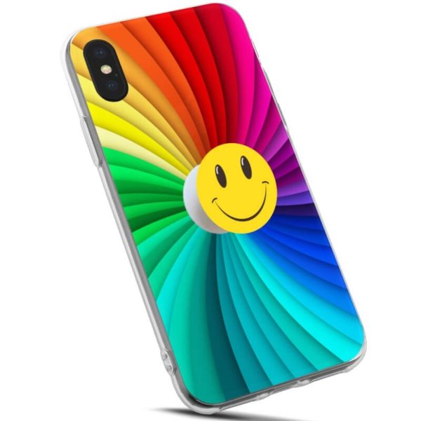 Capinha + PopSocket Smile Rainbow - Unique