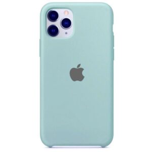Capa iPhone 12 / iPhone 12 pro Silicone Aveludada Verde