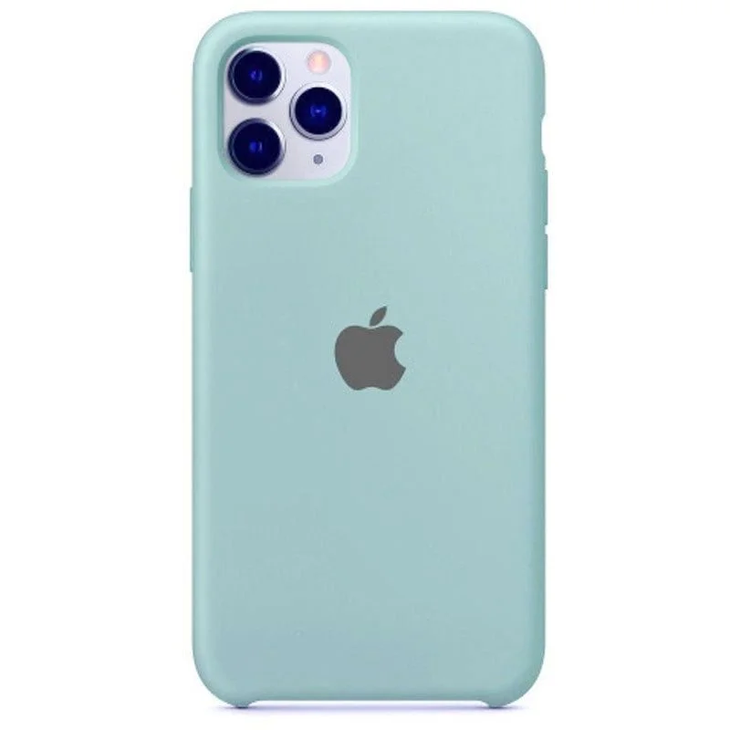 Capa iPhone 12 / iPhone 12 pro Silicone Aveludada Verde