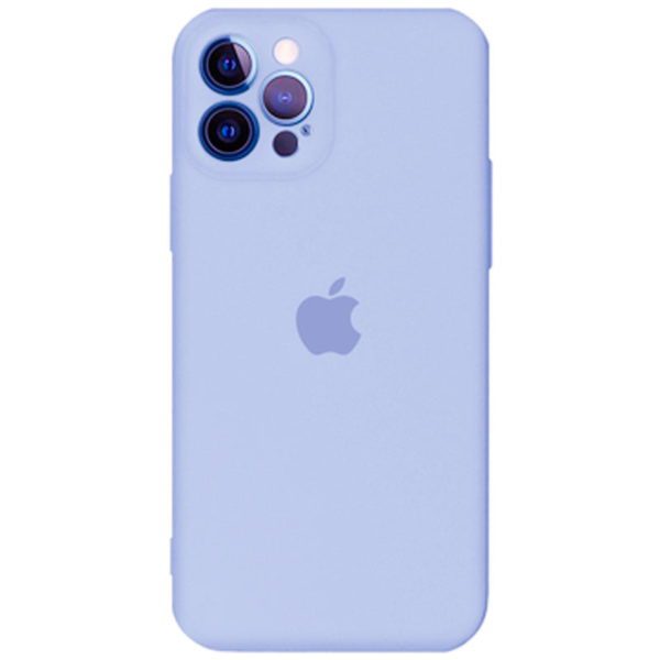 Capa iPhone 12 / iPhone 12 pro Silicone Aveludada Azul