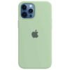 Capa iPhone 12 Pro Max Silicone Aveludada Verde