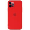 Capa iPhone 12 / iPhone 12 pro Silicone Aveludada Vermelha