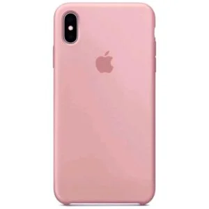Capinha iPhone X / iPhone Xs Silicone Aveludada Rosa Mod. 2