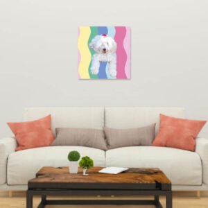 Plaquinha Decorativa My Pet Cute Zig Zag