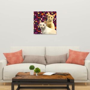 Plaquinha Decorativa My Pet Folhas