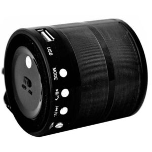 Mini Caixa De Som Portátil Bluetooth Mp3 Fm Sd Usb Preta