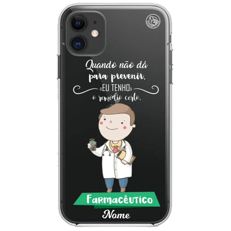 Capinha personalizada com nome - Farmacêutico