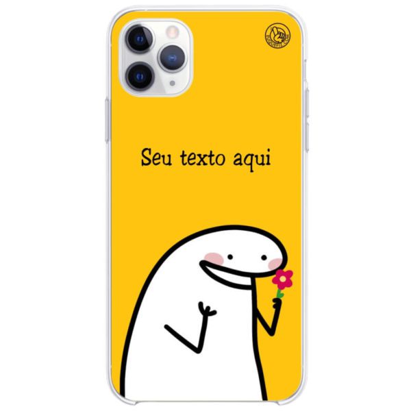 Capinha Flork Flor personalizada com frase