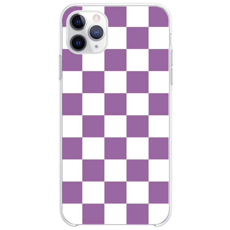 Capinha de Celular Quadriculada Lilás - Unique