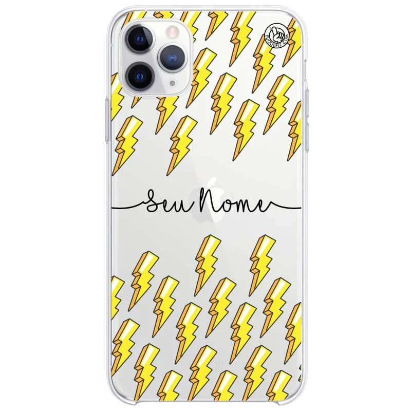 Capinha de Celular Raios com nome - Unique
