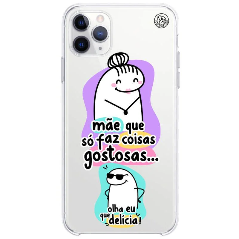 Capinha Flork Mãe - Só faz coisas gostosas - Menino