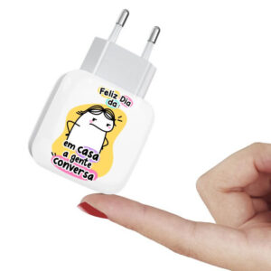 Carregador Turbo Duplo Flork Mãe - Em casa a gente conversa