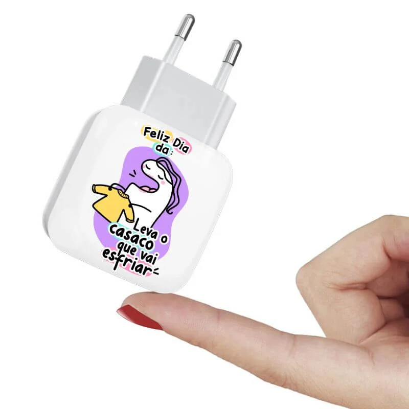 Carregador Turbo Duplo Flork Mãe - Leva o casaco