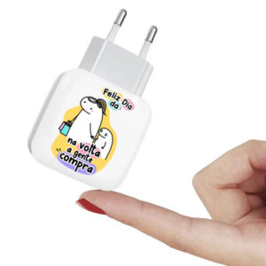 Carregador Turbo Duplo Flork Mãe - Na volta a gente compra