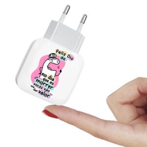 Carregador Turbo Duplo Flork Mãe - No dia que eu morrer