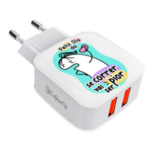 Carregador Turbo Duplo Flork Mãe - Se correr vai ser pior