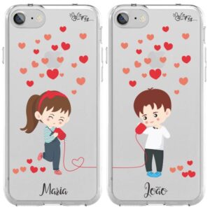 Combo 2 Capinhas Personalizadas Namorados