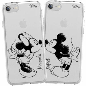 Combo 2 Capinhas Personalizadas Mickey e Minnie Namorados