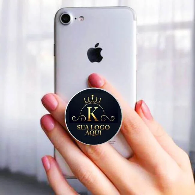 Pop Socket Personalizado com logo