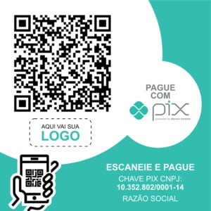 Plaquinha Decorativa Personalizada com Chave Pix