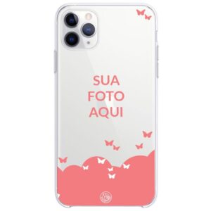 Capinha Personalizada com Foto e Borboletas