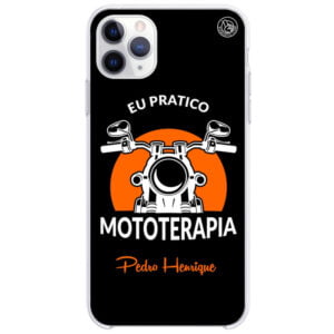 Capinha de Celular Eu pratico mototerapia