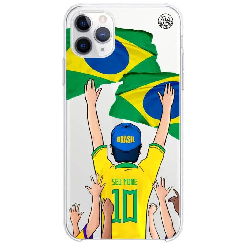 Capinha Personalizada Brasil - Torcedor de Boné