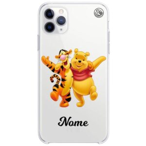 Capinha Personalizada Ursinho Pooh e Tigão com nome