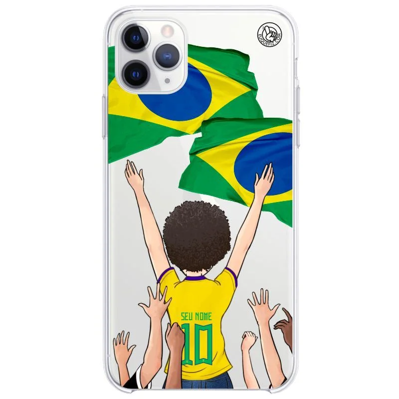 Capinha Brasil - Torcedora Cabelo Afro