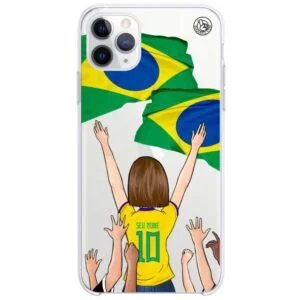 Capinha Brasil - Torcedora Cabelo Chanel