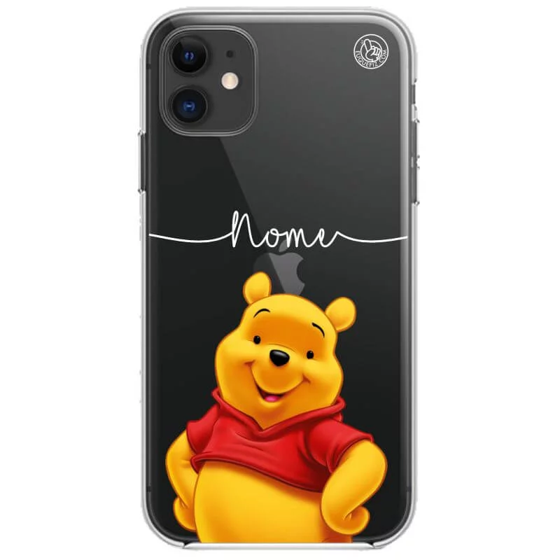 Capinha Personalizada Ursinho Pooh com nome