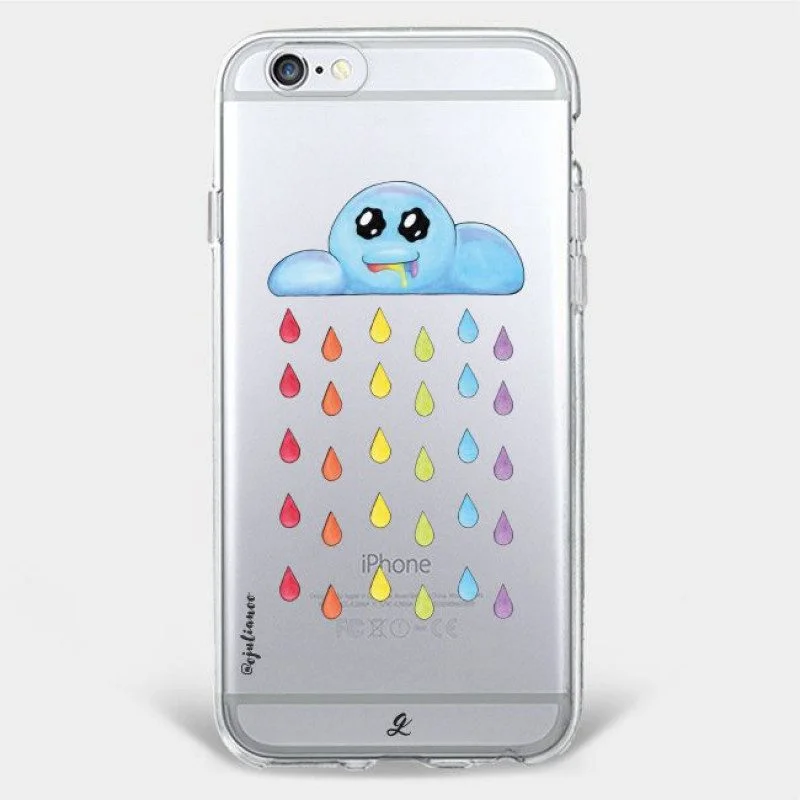 Capinha de Celular Chuva Colorida
