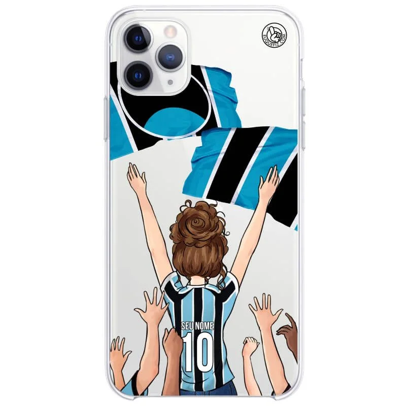 Capinha estilo Grêmio - Torcedora Cabelo Ondulado - Imagem 4