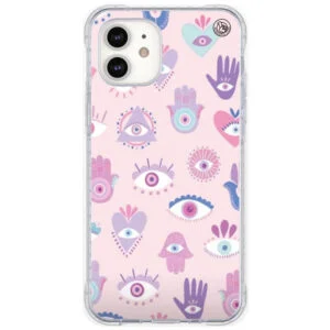 Capinha de Celular Duplo Amuleto Mão Fátima Hamsã Olho Grego - Unique