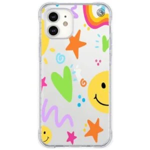 Capinha de Celular Smiles Stars and Hearts- Unique