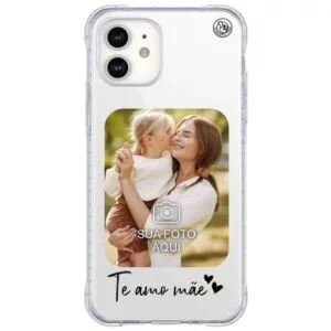 Capinha de Celular Personalizada com foto Te amo Mãe