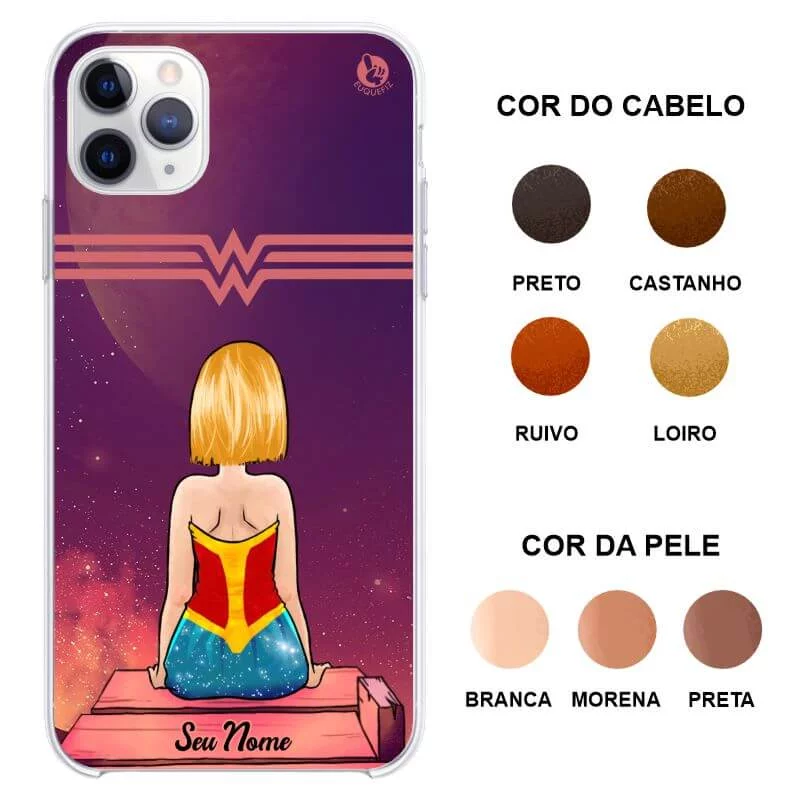 Capinha Personalizada Mulher Maravilha Ponte