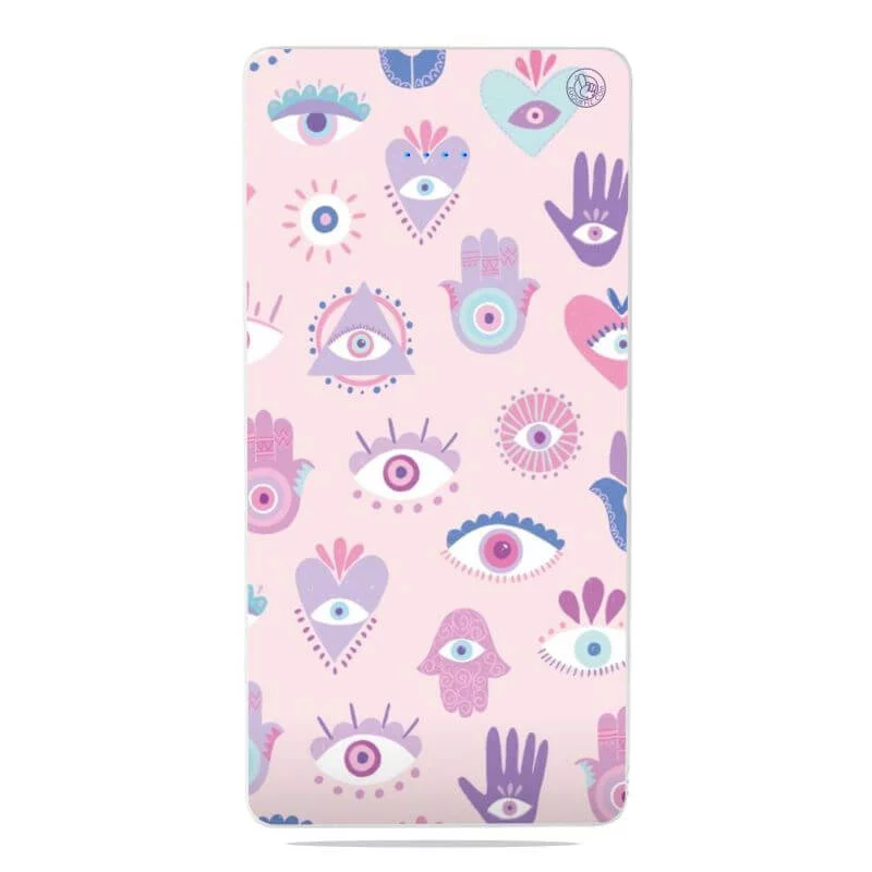 Carregador Portátil Power bank Duplo Amuleto Mão Fátima Hamsã Olho Grego (10000mAh)