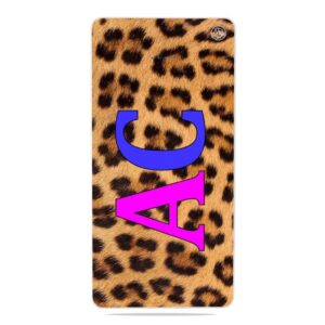 Carregador Portátil Power bank Personalizado Animal Print Oncinha Iniciais Colors (10000mAh)