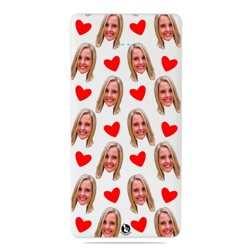 Carregador Portátil Power bank Personalizado Carinhas (10000mAh)