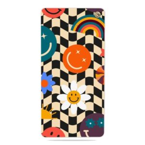 Carregador Portátil Power bank Personalizado Smile and Flowers Retro (10000mAh)
