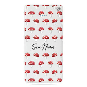 Carregador Portátil Power bank Personalizado Cogumelos Nome (10000mAh)