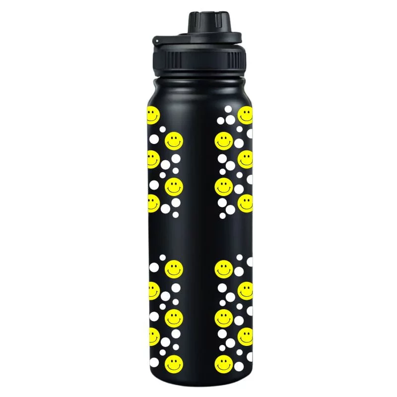 Garrafa Térmica Personalizada Nome Smiles Poá