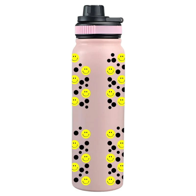 Garrafa Térmica Personalizada Nome Smiles Poá