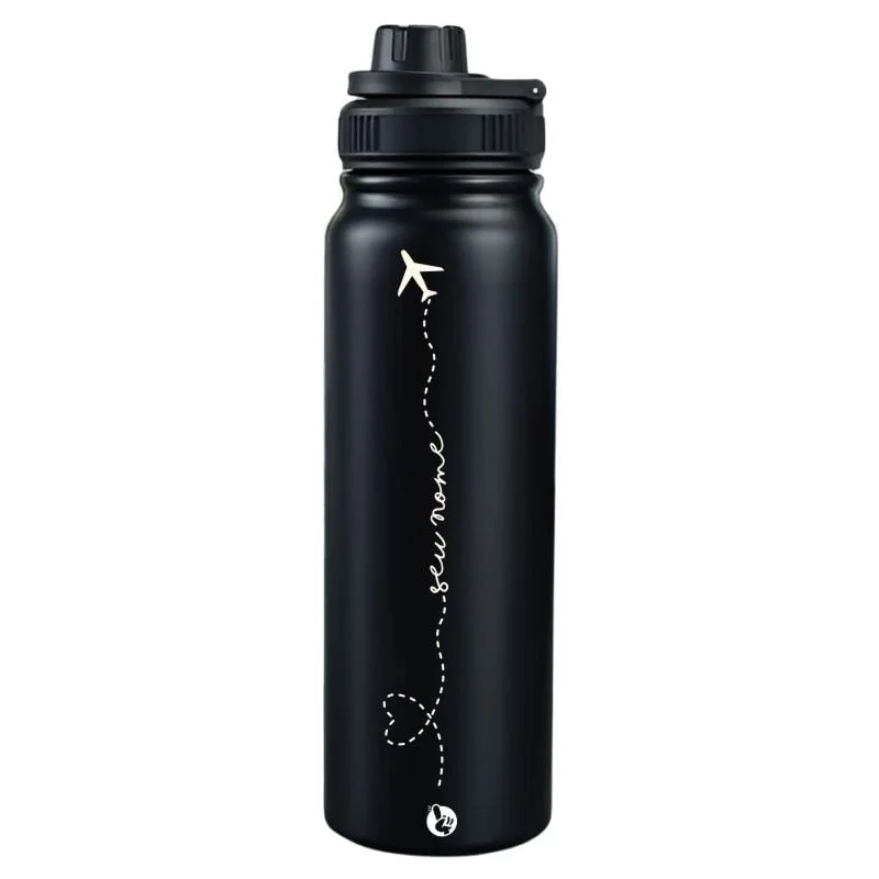 Garrafa Térmica Personalizada Nome Volta ao Mundo