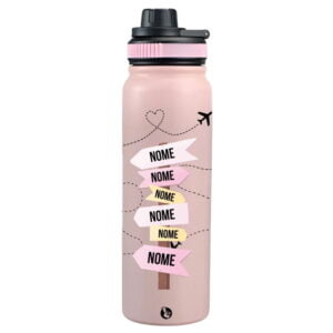 Garrafa Térmica Personalizada Meu Destino Viagem