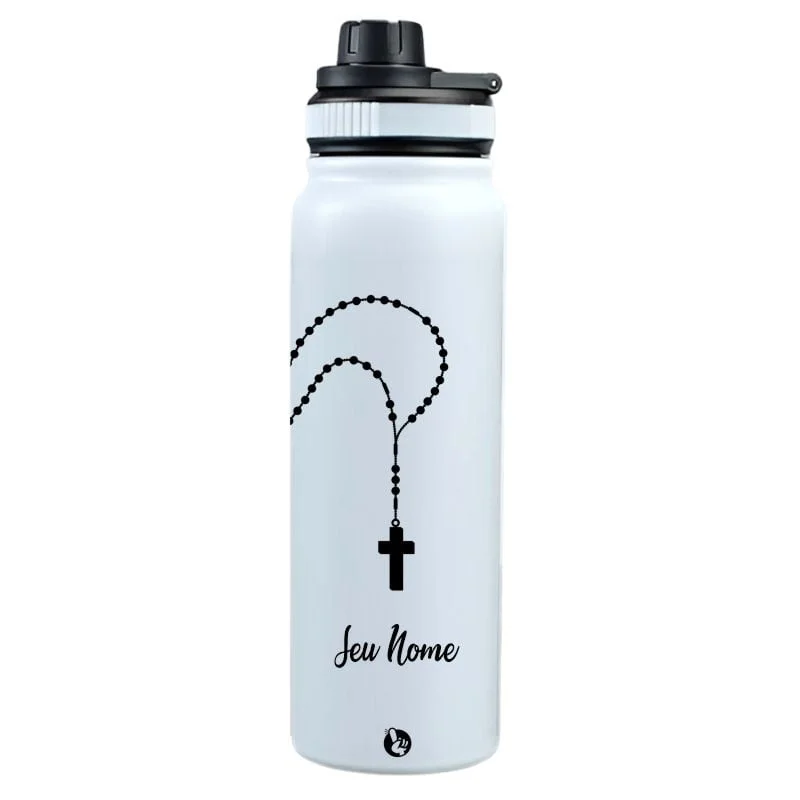 Garrafa Térmica Personalizada Terço