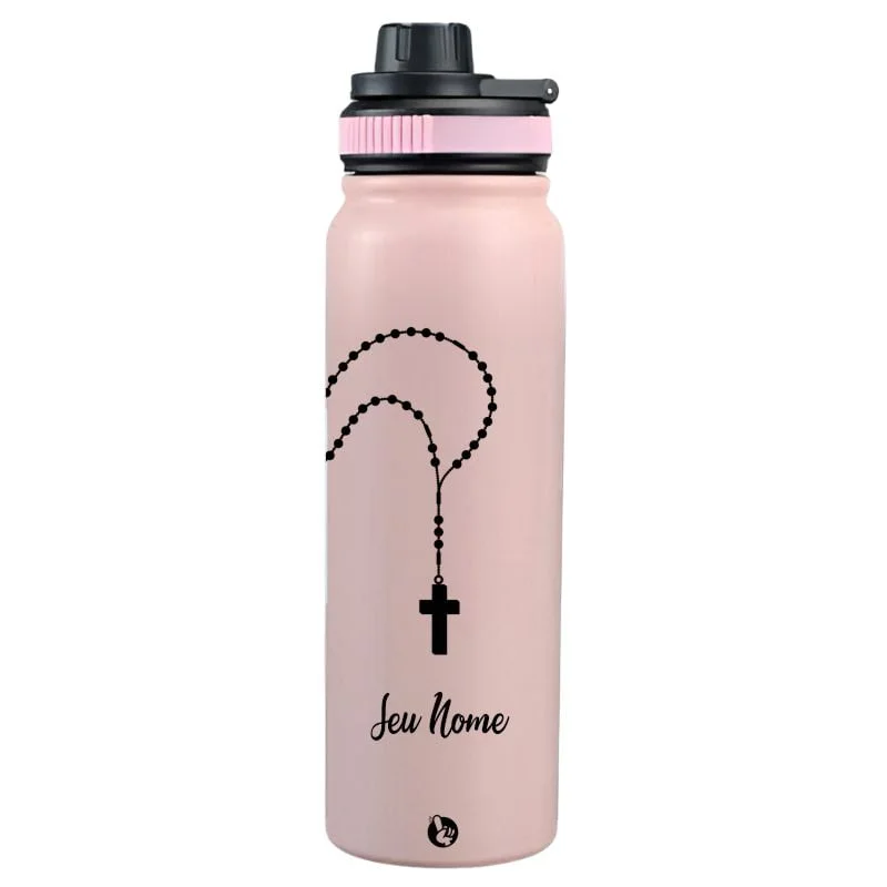 Garrafa Térmica Personalizada Terço
