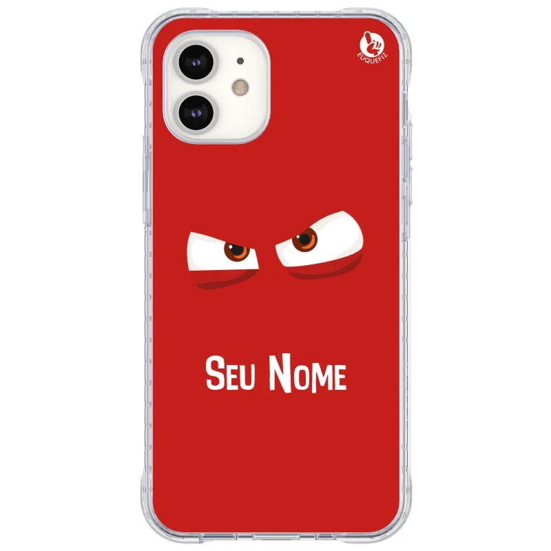 Capinha de Celular com Nome - Divertidamente Raiva